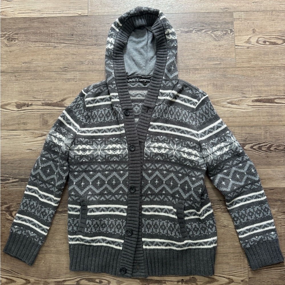 EXPRESS wool blend cardigan